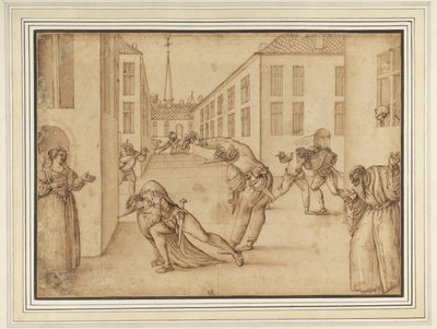 Scène uit de Commedia dell